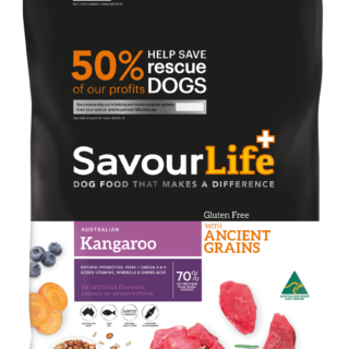 SAVOURLIFE Ancient Grains and Kangaroo Recipe Dry Dog Food 3kg