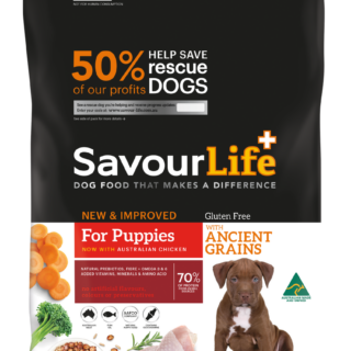 SAVOURLIFE Ancient Grains and Chicken Recipe Puppy Dry Dog Food 3kg