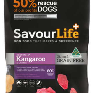 SAVOURLIFE Grain Free Kangaroo & Chicken Recipe Adult Dry Dog Food 10kg