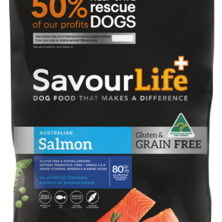 SAVOURLIFE Grain Free Salmon Recipe Adult Dry Dog Food 10kg