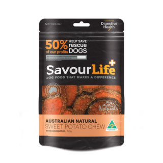 SAVOURLIFE Australian Sweet Potato Chew with Coconut Oil Dog Treat 150g