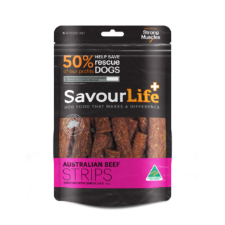 SAVOURLIFE Australian Beef Strips Dog Treat 165g