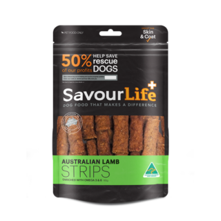 SAVOURLIFE Australian Lamb Strips Dog Treat 165g