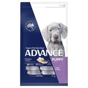 ADVANCE PUPPY LARGE BREED CHICKEN WITH RICE DRY DOG FOOD 15KG