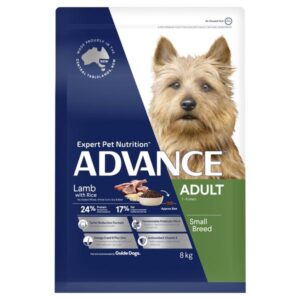 ADVANCE ADULT SMALL BREED LAMB WITH RICE DRY DOG FOOD 8KG