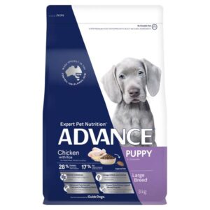 ADVANCE PUPPY LARGE BREED CHICKEN WITH RICE DRY DOG FOOD 3KG