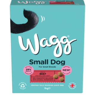 WAGG SMALL DOG WITH BEEF, VEG AND YUCCA EXTRACT DRY DOG FOOD 1KG