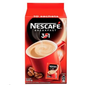 NESTLE Nescafe Breakfast 3-In-1 Coffee - 32g X 40