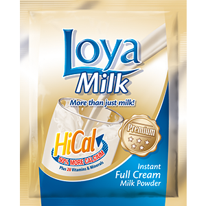 LOYA Instant Full Cream Milk Powder Sachet 5 Rolls of 16g X 10