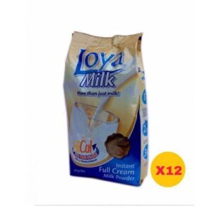 LOYA Instant Full Cream Milk Powder Refill 350g X 12