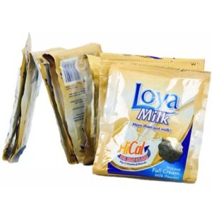 LOYA Instant Full Cream Milk Powder Sachet Pack of 100 16g