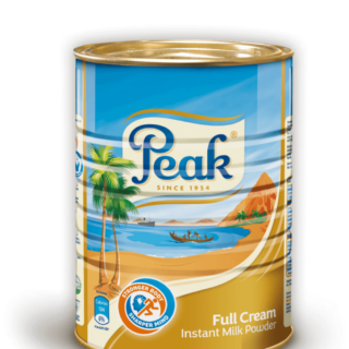 PEAK Full Cream Instant Milk Powder Tin 380g