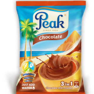 PEAK 3 in 1 Chocolate Milk Powder Refill 400g