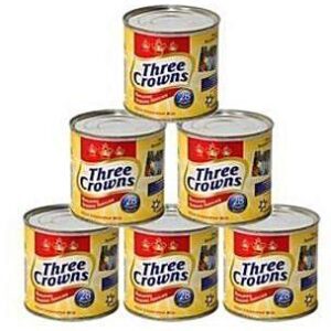 THREE CROWNS Filled Evaporated Milk Tin 160g x 6