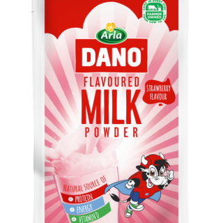 DANO Strawberry Flavoured Milk Powder Sachet 15g x 10