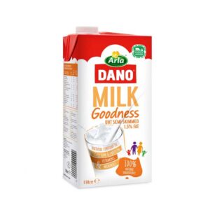 DANO UHT Semi-skimmed Milk 1LTR x 6