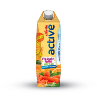 Chivita Active Power of Vegetables + Fruit  Carrot + Orange Fruit Juice 1LTR x 2