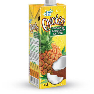 Chi Exotic Pineapple & Coconut Nectar Fruit Juice Carton (X10) 1LTR