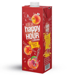 Chivita Happy Hour Peach Pop Fruit Juice 1LTR