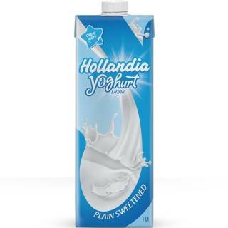 Hollandia Yoghurt Plain Sweetened Drink 1LTR