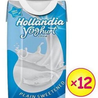 Hollandia Yoghurt Plain Sweetened Drink Carton (x 12) 315ml