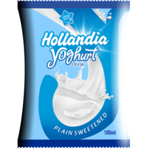 Hollandia Yoghurt Plain Sweetened Drink 90ml x 3