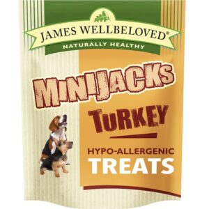 JAMES WELLBELOVED MINIJACKS TURKEY & RICE PACK OF 10 DOG TREATS 90g