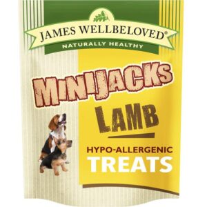 JAMES WELLBELOVED MINIJACKS LAMB & RICE PACK OF 10 DOG TREATS 90g