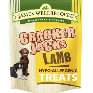 JAMES WELLBELOVED CRACKERJACKS LAMB & RICE PACK OF 6 DOG TREATS 225g