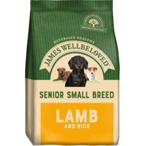 JAMES WELLBELOVED SENIOR SMALL BREED LAMB & RICE DRY DOG FOOD 4.5kg