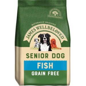 JAMES WELLBELOVED GRAIN FREE SENIOR FISH & VEG DRY DOG FOOD 10kg