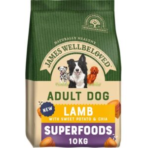 JAMES WELLBELOVED ADULT LAMB WITH SWEET POTATO & CHIA DRY DOG SUPERFOODS 6kg