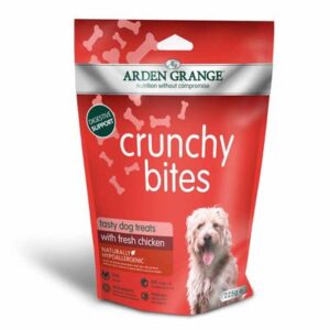 ARDEN GRANDE Crunchy Bites with Fresh Chicken Dog Treats 225g