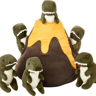 Frisco Hide and Seek Plush Volcano Puzzle Dog Toy