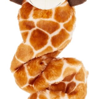 Frisco Bungee Plush Squeaking Giraffe Dog Toy