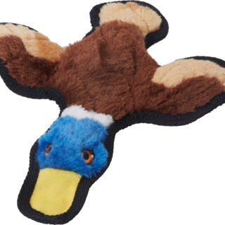 Frisco Flat Plush Squeaking Duck Dog Toy, Small