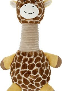 Frisco Bobberz Plush Squeaking Giraffe Dog Toy