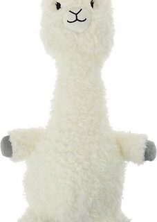 Frisco Bobberz Plush Squeaking Llama Dog Toy