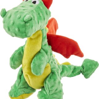 Frisco SqueakyBeasties Olive the Dragon Dog Toy, Medium