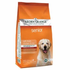 ARDEN GRANDE Senior  with Fresh Chicken & Rice Dry Dog Food 6kg