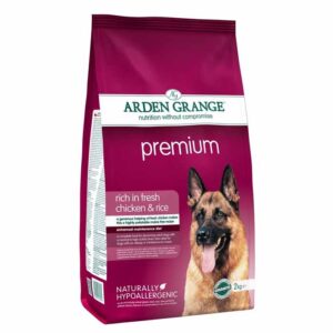 ARDEN GRANDE Premium Rich in Fresh Chicken & Rice Dry Dog Food 2kg