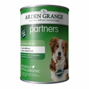 ARDEN GRANDE Partners Adult Fresh Lamb with Rice Case of 24 Wet Canned Dog Food 395g