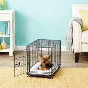 Frisco Fold & Carry Single Door Collapsible Wire Dog Crate, 22 inch