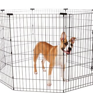 Frisco Wire Dog & Small Pet Exercise Pen with Step-Through Door 36 inch