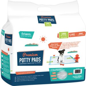 Frisco Dog Unscented 100 Count Training & Potty Pads, 22 x 23-in