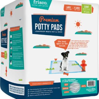 Frisco Unscented 30 Count Giant Dog Training & Potty Pads, 27.5 x 44-in