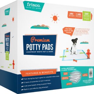 Frisco Unscented 50 Count Giant Dog Training & Potty Pads, 27.5 x 44-in