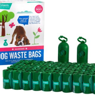 Frisco Refill Scented Dog Poop Bags + 2 Dispensers, 900 count