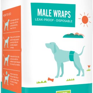 Frisco Male 12 Count Dog Wraps, Large: 22 to 27-in waist