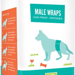 Frisco Male 12 Count Dog Wraps, X-Large: 27 to 31-in waist